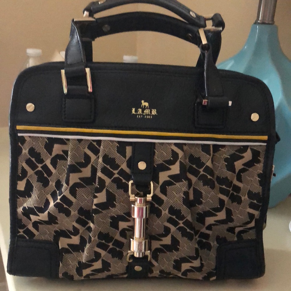 L.A.M.B by Gwen black Hand bag